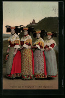AK Bad Oeynhausen, Vier Junge Frauen In Tracht  - Costumes