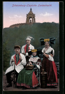 AK Frauen Und Männer In Schaumburg-Lippischer Landestracht  - Costumes
