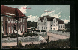 AK Sonderburg, Reichsbank, Gemeindehaus  - Denmark