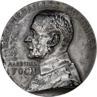 France, Médaille, Oeuvre De L'Orphelinat, Maréchal Foch, 1975, Argent - Autres & Non Classés