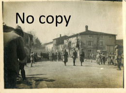 PHOTO FRANCAISE - REMISE DE DECORATIONS A VALHEY PRES DE ARRACOURT MEURTHE ET MOSELLE  GUERRE 1914 1918 - Krieg, Militär