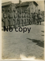 PHOTO FRANCAISE - REMISE DE DECORATIONS A VALHEY PRES DE ARRACOURT MEURTHE ET MOSELLE  GUERRE 1914 1918 - Guerre, Militaire