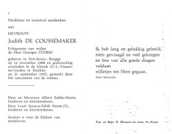 Judith De Coussemaker (1888-1992) ~ Eeuwelinge - Andachtsbilder
