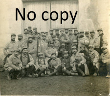 PHOTO FRANCAISE - BRANCARDIERS A CERCEUIL - CERVILLE PRES DE PULNOY - NANCY MEURTHE ET MOSELLE  GUERRE 1914 1918 - Guerre, Militaire