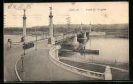 AK Liège, Pont De Fragnée, Strassenbahn  - Tramways