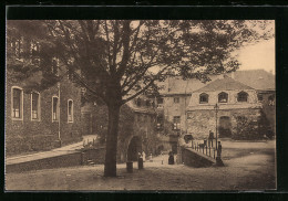 AK Siegburg, Benediktiner-Abtei Michelsberg, Erster Klosterhof  - Siegburg