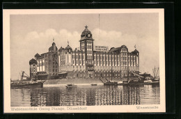 AK Düsseldorf, Weizenmühle Georg Plange Von Der Wasserseite  - Düsseldorf