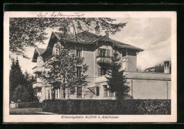 AK Alzing B. Adelholzen, Erholungsheim In Der Strassenansicht  - Autres & Non Classés