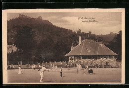 AK Bad Kissingen, Tennisplatz Am Neuen Sporthaus  - Tennis