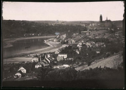 Fotografie Brück & Sohn Meissen, Ansicht Meissen I. Sa., Blick Von Der Bosel Ins Elbtal Nach Meissen  - Lieux