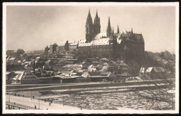 Fotografie Brück & Sohn Meissen, Ansicht Meissen I. Sa., Blick Auf Die Stadt Mit Eisgang Auf Der Elbe  - Orte