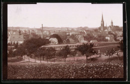 Fotografie Brück & Sohn Meissen, Ansicht Geringswalde, Blick Auf Die Stadt Mit Den Kirchen  - Plaatsen
