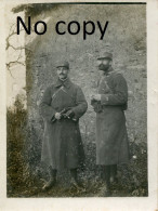 PHOTO FRANCAISE - POILUS OFFICIERS A CHAMPENOUX PRES DE AMANCE - NANCY MEURTHE ET MOSELLE GUERRE 1914 1918 - Krieg, Militär