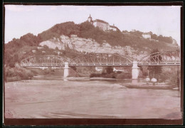 Fotografie Brück & Sohn Meissen, Ansicht Dornburg / Saale, Blick Nach Der Karl-Alexander-Brücke Mit Schlössern Von   - Places