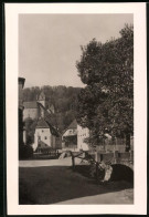 Fotografie Brück & Sohn Meissen, Ansicht Liebstadt I. Sa., Partie Im Ort Mit Blick Zum Schloss  - Places