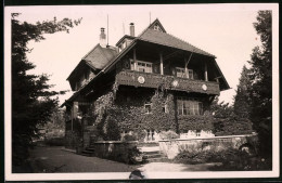 Fotografie Brück & Sohn Meissen, Ansicht Grillenburg, Partie Am Erholungsheim Der Hugo-Göpfert-Stiftung  - Places