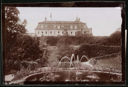 Fotografie Brück & Sohn Meissen, Ansicht Lichtenwalde, Blick über Die Fontaine Zum Schloss  - Places