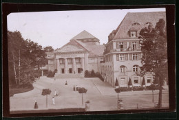 Fotografie Brück & Sohn Meissen, Ansicht Bad Elster, Blick Auf Den Sachsenhof Und Kurtheater  - Orte