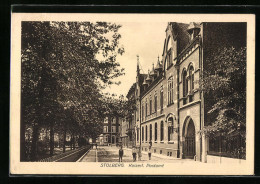 AK Stolberg, Kinder Vor Dem Kaiserl. Postamt  - Stolberg