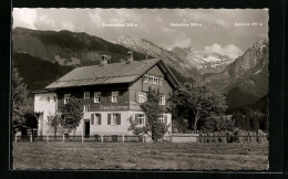 AK Fischen, Hotel Garni Steidle Mit Blick Aufs Nebelhorn  - Fischen