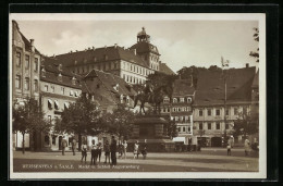 AK Weissenfels A. Saale, Markt Und Schloss Augustusburg  - Weissenfels