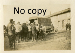 PHOTO FRANCAISE - LE CAMION BAZAR A BROCOURT PRES DE CLERMONT EN ARGONNE MEUSE GUERRE 1914 1918 - Krieg, Militär