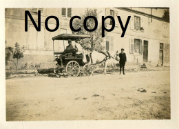 PHOTO FRANCAISE - POILUS EN CALECHE A VENISE PRES DE VAL D'ORNAIN - BAR LE DUC MEUSE GUERRE 1914 1918 - Guerre, Militaire