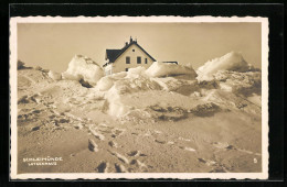 AK Schleimünde, Eisstoss Am Lotsenhaus  - Überschwemmungen