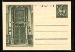 AK München, Eingang Zur Reichenkapelle Der Münchner Residenz, Ganzsache  - Tarjetas