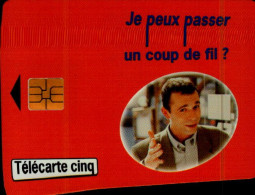 TELECARTE CINQ... JE PEUX PASSER UN COUP DE FIL ?  ...PETIT TIRAGE - 5 Eenheden