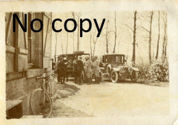 PHOTO FRANCAISE - AUTOMOBILE DE L'ETAT MAJOR A SOUILLY PRES DE LEMMES - VERDUN MEUSE - GUERRE 1914 1918 - Krieg, Militär