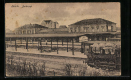 AK Lehrte, Einfahrender Zug Am Bahnhof  - Lehrte