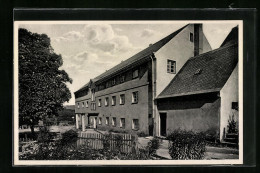 AK Ostrau Bei Bad Schandau, Jugendherberge Falkensteinhaus In Der Strassenansicht  - Falkenstein (Vogtland)