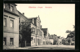 AK Olbernhau I. Erzgeb., Strassenpartie Am Marktplatz  - Olbernhau