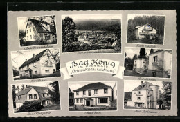 AK Bad König Im Odenwald, Odenwaldsanatorium, Haus Waldeck Und Haus Rose  - Waldeck