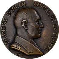 France, Médaille, François Darlan, Amiral De La Flotte, Bronze, Guiraud, SPL - Andere & Zonder Classificatie