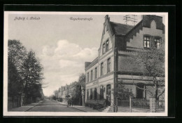 AK Jessnitz I. Anh., Passanten In Der Raguhnerstrasse  - Sonstige & Ohne Zuordnung