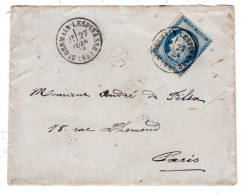 42 LOIRE SAINT GERMAIN L'ESPINASSE TAD Type 16 Du 27/06/1876 Sur N°60 Boite Rurale B Non Indentifiée TTB - 1849-1876: Classic Period