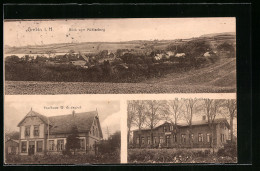 AK Grebin I. H., Kaufhaus W. Gudegast, W. Howe`s Gasthaus Und Totalansicht Vom Mühlenberg  - Sonstige & Ohne Zuordnung