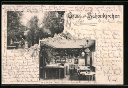 AK Schönkirchen, Arp`s Biergarten Und Restaurant, Innenansicht Der Gaststube  - Autres & Non Classés