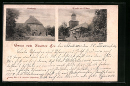 AK Giekau /Selenter See, Gasthaus Seekrug, Kirche  - Other & Unclassified