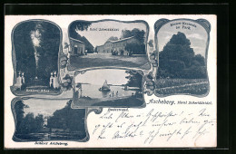 AK Ascheberg, Hotel Schwiddeldei, Schloss Ascheberg, Badestrand  - Other & Unclassified