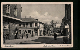 AK Pinneberg, Bahnhofstrasse Und Fahltskamp  - Pinneberg