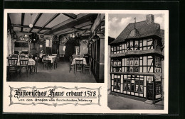 AK Adenau, Gasthof Zum Historischen Haus, Erbaut 1578 Von Den Grafen Von Hochstaden  - Sonstige & Ohne Zuordnung