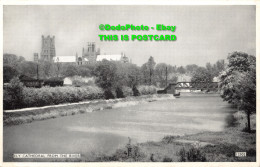 R452867 Ely Cathedral From The River. 12502. Salmon. Photostyle - Welt