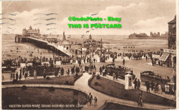 R452878 Weston Super Mare. Grand Pier Beach Lawns. 1929 - Welt