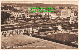 R452879 Weston Super Mare. Rose Gardens And Tennis Courts. 1929 - Welt