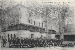 34)    SAINT PONS  - Ecole Primaire Supérieure Et Professionnelle - Saint-Pons-de-Thomières