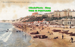 R452881 Bournemouth. West Cliff And Sands. 53336. Celesque Series. Photochrom - Welt
