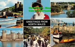 R453128 Greetings From North Wales. Color Gloss View Series. Bamforth. 1969. Mul - Welt